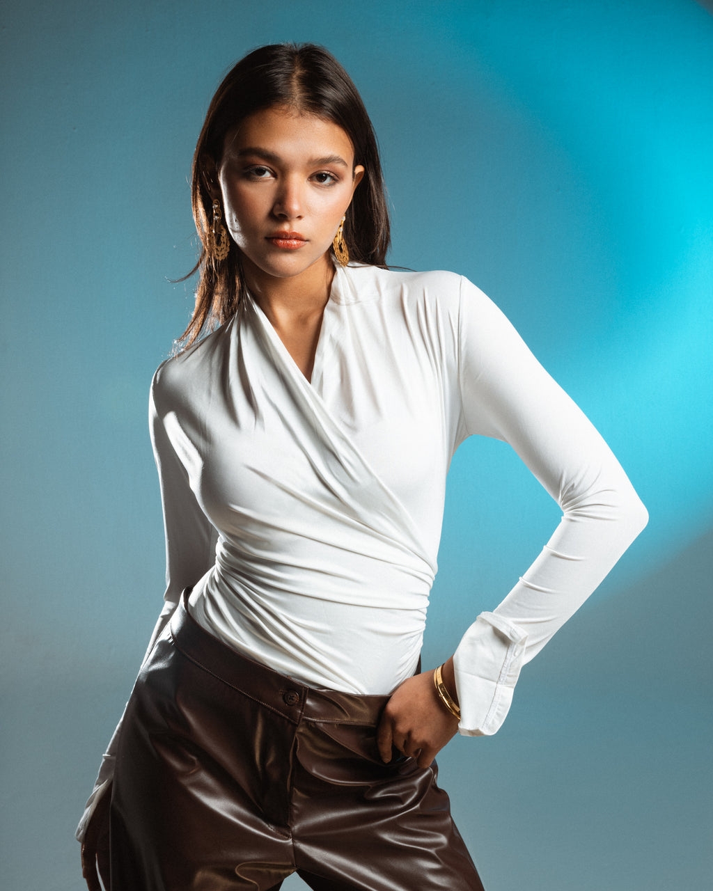Wrap Front Charmer Bodysuit