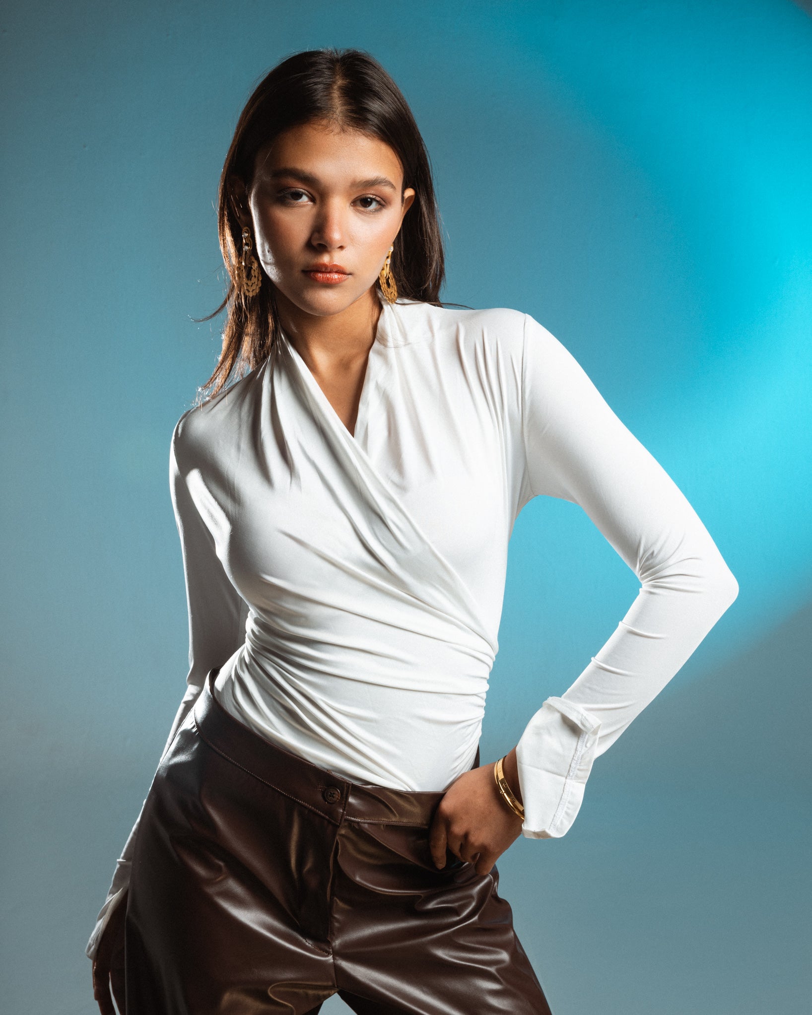 Wrap Front Charmer Bodysuit