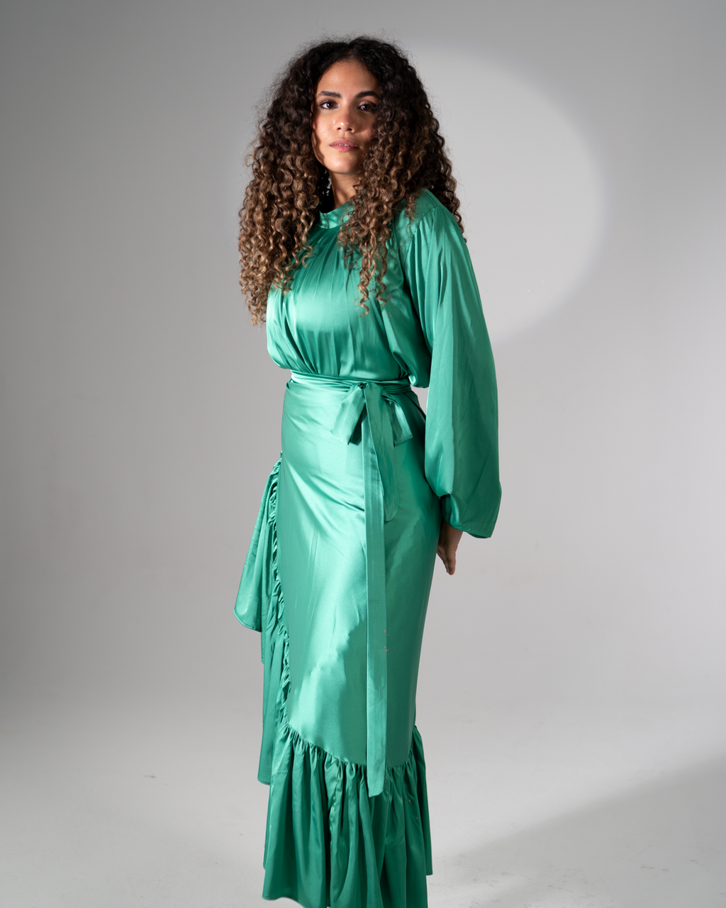 La Ropa Set in Satin