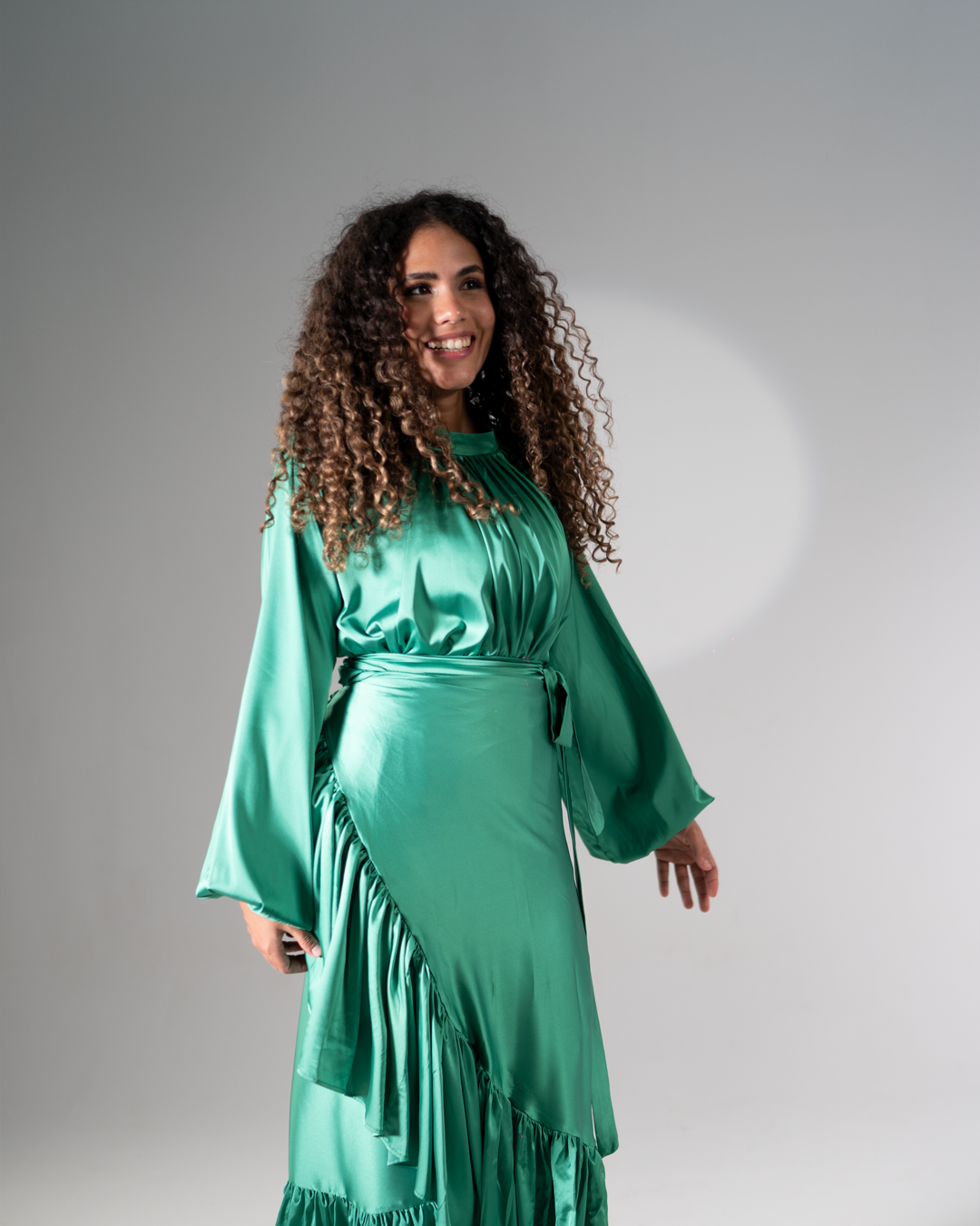 La Ropa Set in Satin